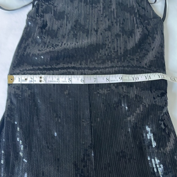 Backless Sequin Wide Leg Jumpsuit - Picture 6 of 9